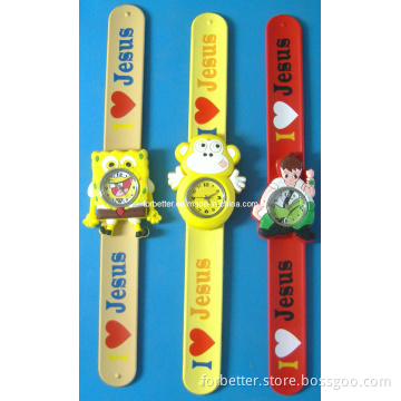 Silicone Slap Wrap Watch (SW-010)